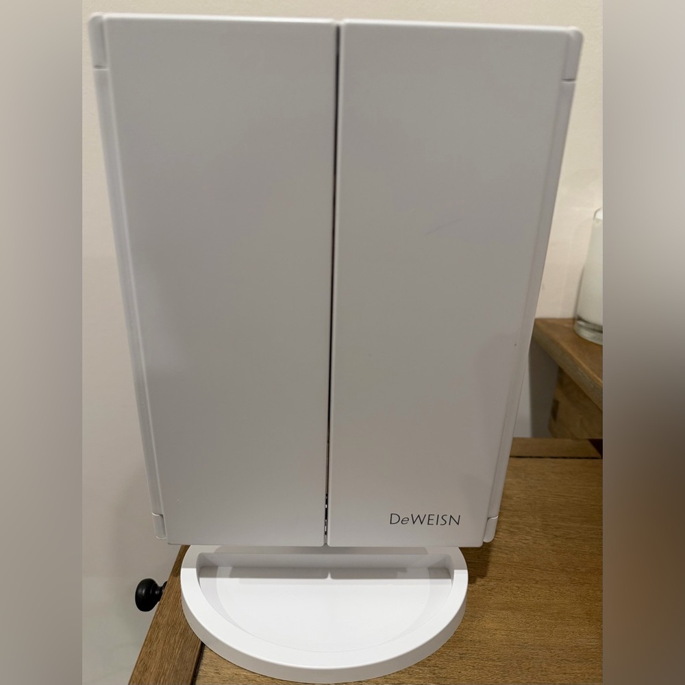 DeWEISN White Vanity Mirror